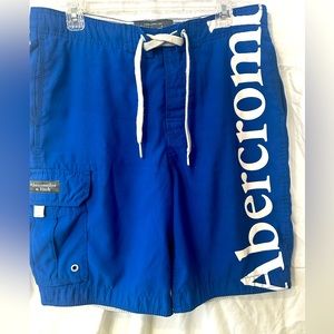 Abercrombie blue board shorts size Medium